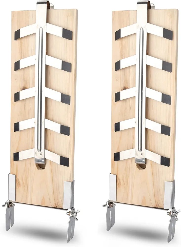 Flame Salmon Boards with Holder x 2, Flame Salmon Board with Reversible Function, Salmon Boards for Grilling, Fire Pit, Flame Salmon Boards Load Capacity of 2.5 kg, Salmon Board for Outdoor - Image 5