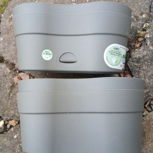 Plastic flower pot 25*10cm 2.2 liter 1pc