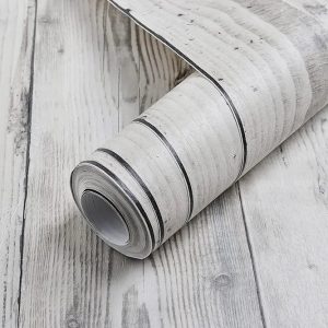 Grey Wooden parquet Design vinyl Printed Premium  Roll for Covering Living Room, Bedroom Kitchen Walls, floor Home Decor,  roll width 1m.  sold by 1 meter lenght