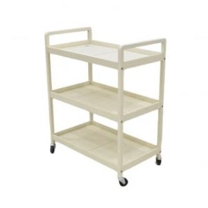 medical and Salon trolley beauty  metal cart with wheels
