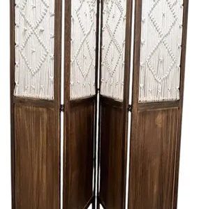 paravan wood with canvas  170*160cm