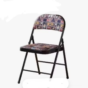 Foldable metal garden chair