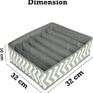 Underwear Organizer Storage Box for Drawers, Bra, Panty and Socks, Underwear Binding for Wardrobe, 7