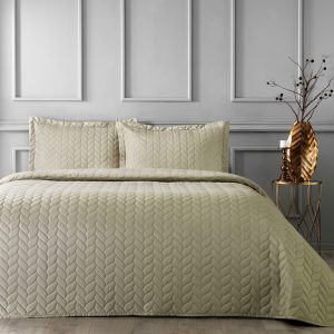King Size Duvet Cover Set, Lightweight Beige Ultrasonic Chevron Pattern, All Season Lightweight Duvet Cover Set - 3 Piece
250*230cm Copy