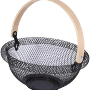 Kitchen Fruit Basket Hanging Round Wire Basket for Bathroom Cabinets Kitchen|Home & Garden | Household Supplies & Cleaning | Home Organization | Storage Bins & Baskets