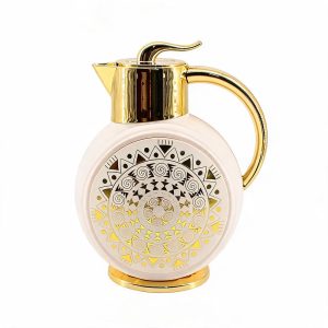 Mosaic Round Vacuum Jug Flask  1L
