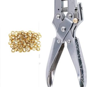 Digital Craft Eyelet Hole Punch Plier Tool – Revolving Leather Belt & Fabric Hole Puncher for DIY Craft, Sewing, Bag Making & Leather Work
