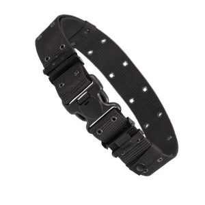 nylon black army belt