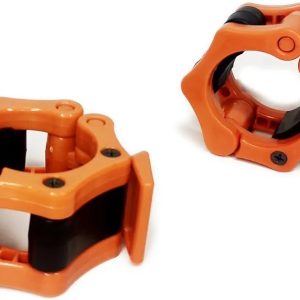 Olympic Barbell Clamps 2 inch Quick Release Locking Clips 50mm for Weight Training Plastic Solid ABS Locking Barbell Collars
