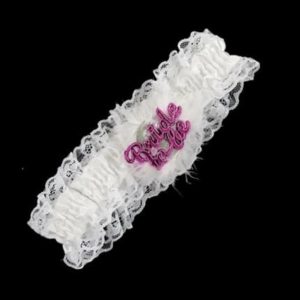 Bride To Be Flashing Garter White To Be Sash Hen Party