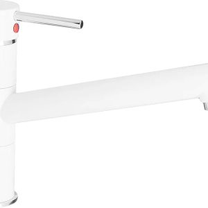 Zelina Kitchen Sink Mixer Tap White One Size