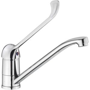 wellwater Washbasin tap felitto, brass, polished, 3/8", incl. drain fitting