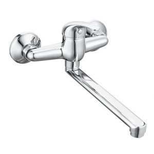 Chelles" faucet, low pressure, chrome-colored