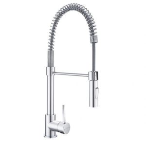 Kitchen faucet "Arezzo", with pull-out spray head, chrome-colored