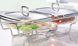 buffet Inox Stainless Steel Food Warmer, 2 Pots 1.5l*2. for food or sauce
