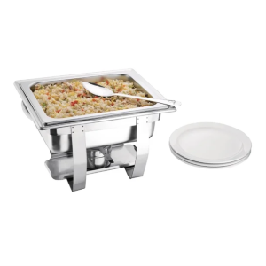 buffet food warmer Milan 1/2 Sized Chafing Dish Set 3700ml capacity 24*32cm