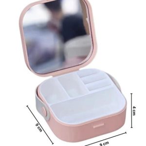 Urve Travel Size Mirrored Makeup Box UR-3464