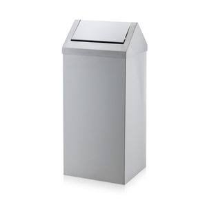 stainless steel industrial trash bin outdoor indoor restaurant hotel bldg