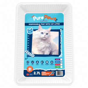 portable  disposable cat litter  box with  free shovel and 2.7l cat litter
