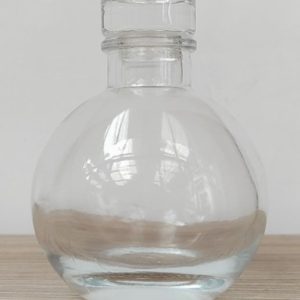 empty glass bottle 100ml 9cm