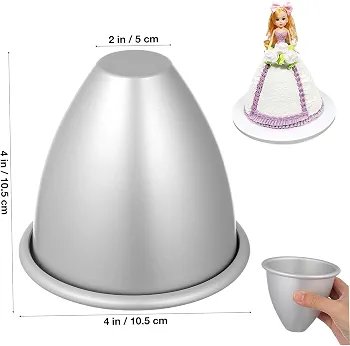 Cabilock Dome Mold for Dolls, Cakes, Pastries, Wristbands, Professional, Thermal Conductivity, Durable, Easy to Carry, Shop