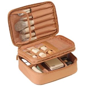 Waterproof Double-layer Travel Cosmetics Bag
