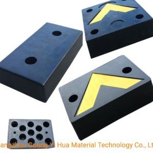 Dock Bumper Heavy Duty | Loading Bay | Rectangular with Reflective Sticker Rubber