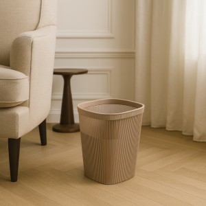 Ruikang Fashion plastic trash bin 15 liter 22cm