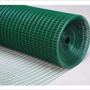 PVC Coated Welded  wire Mesh 1/2" x 1/2" roll sold by 1 meter