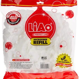 LIAO OCN-R130011 Tornado Round Mop Head Refill, White