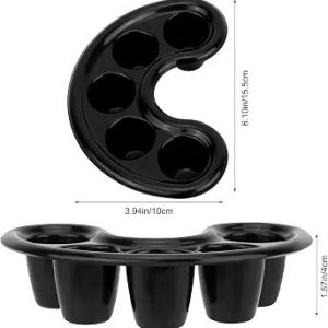 1-piece hand and nail soaking bowl, manicure soak bowl, 5 fingernails for softening dead skin, nail soak bowl
