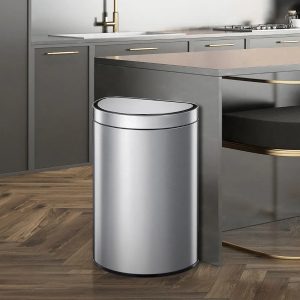 EKO Mirage 47L Trash Can Kitchen Trash Can Stainless Steel Smart Trash Can Auto Sensor Trash Cans Soft Close Kitchen Trash Can