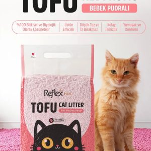Reflex Tofu Scented Cat Litter, 7 liter