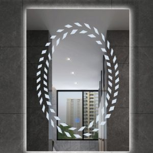 Bathroom led mirror square 60*60cm