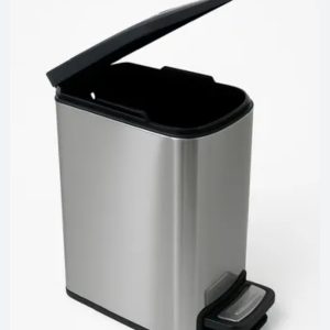 stainless steel trash bin with pedal foot 6liter