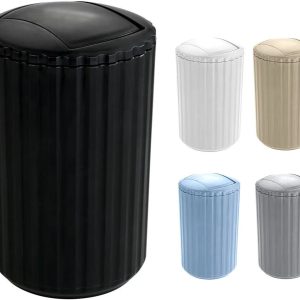 3Ltr Compact Bathroom Bin/Small Swing Bin