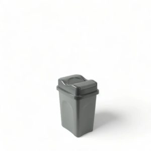 trash bin  gamma with dual swing lid