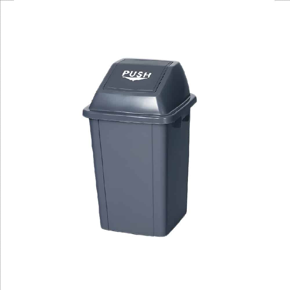 Large Capacity Trash Can Garbage Bin with Lid| Outdoor| Kitchen| Office| Sturdy Duty Grey 100L | Home & Garden | Furniture | Sofas - Image 2