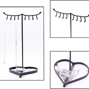 Jewellery Stand Chain Stand Jewellery Creative Jewellery Holder Metal Chain Storage Jewellery Tree for Necklaces & Bracelets Rings & Earrings