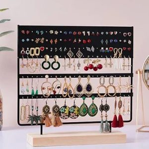 Alipis Display Rack Delicate Jewelry Stand Jewelry Holder Earring Stand Jewelry Display Jewelry Display Rack Jewelry Organizer Earring Organizers