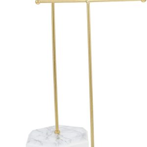 Jewelry Stand Earring Necklace Display Rack Home Display Stand Earring Stand Jewelry Storage Rack T-Shape Jewelry Stand Necklace Organizer Pendant Earrings Stand