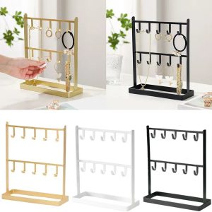 Jewelry Holder Jewelry Display Stand Necklaces and Hand Chain Organizer Rack Jewellery Display Shelf for Women