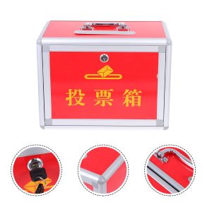Portable Storage Box with Lock Aluminium Alloy for Elections