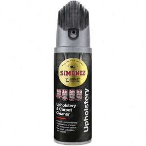 Simoniz Car Upholstery Fabric & Carpet Cleaner Foam Stain Remover Brush 400ml
