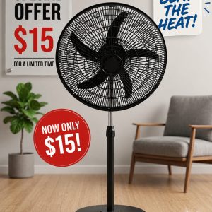 fan adjustable height