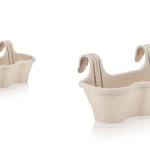 Off White Large Wall Fence Planter. If you’ve got a fence's in your garden there’s always room to add more gorgeous plant life with hanging fence planters.
Off White Fence Planter
Material : Plastic
Capacity : 10 Litre
Size : 26cm x 53cm x 29cm
