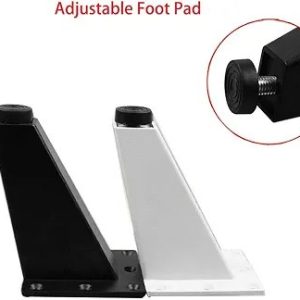 Metal Furniture Legs,Square Sloping Sofa Legs Furniture Feet, Aluminum Alloy Adjustable Table Legs Coffee Table TV Cabinets 1pc