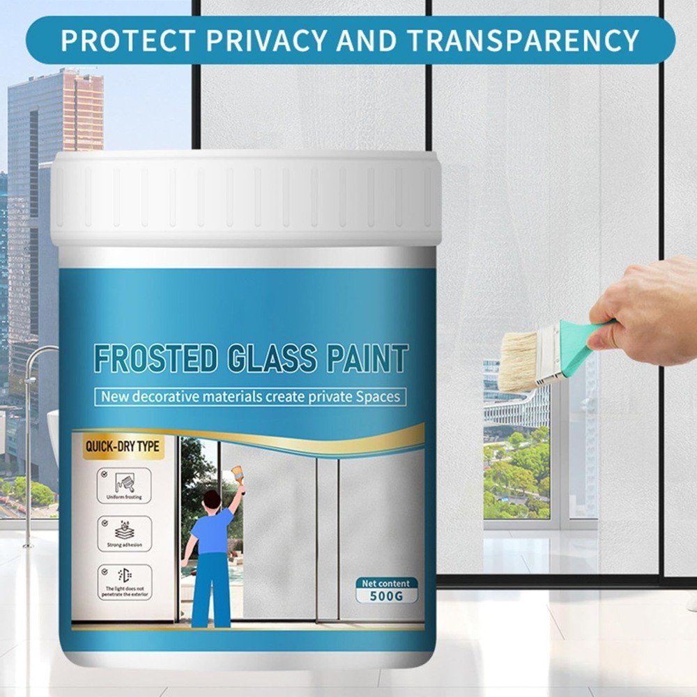 Glass Window Privacy Paint | Portable Frost Spray Paint 500g - Image 2