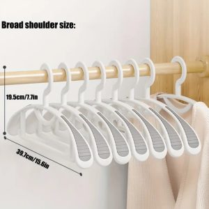 Non slip plastic clothes hanger 40cm 3pcs