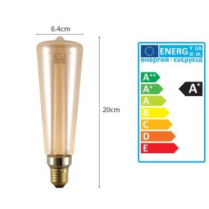 D64-200 Lumens E27 Vintage Bulb- Incandescent~5073 3 watt